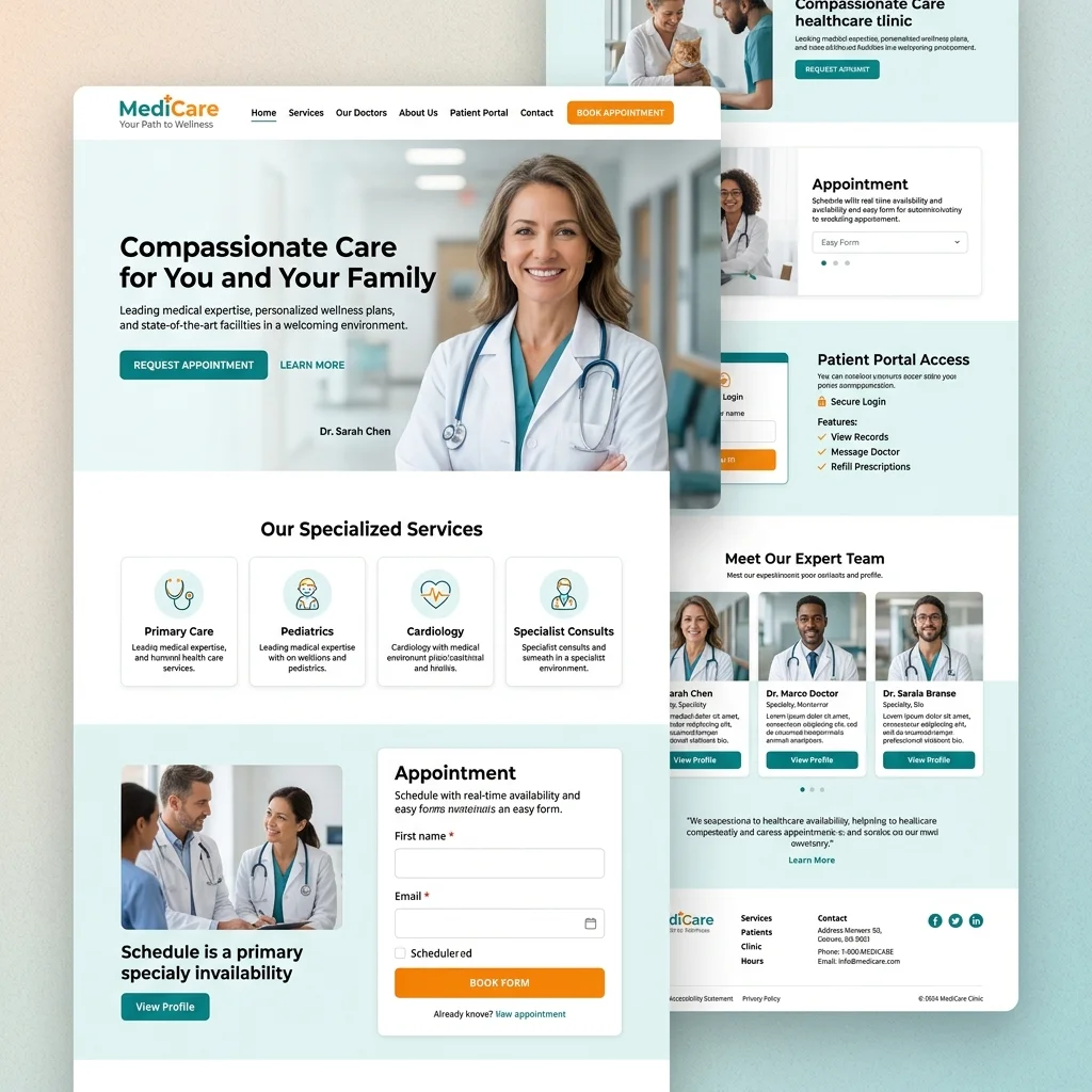 MediCare Clinic Website